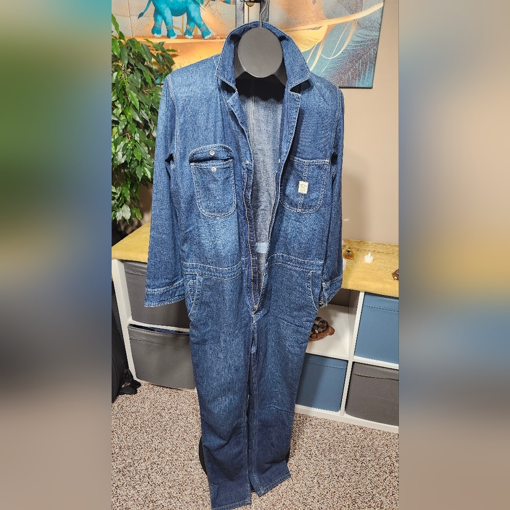 Ralph Lauren Denim Supply Women's Large Coveralls Boiler Suit - Picture 4 of 14